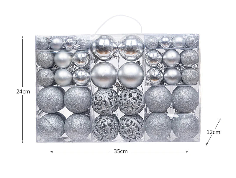 Christmas Bauble Decorations 100 pcs
