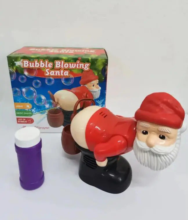 Electric Santa Claus Bubbles Machine